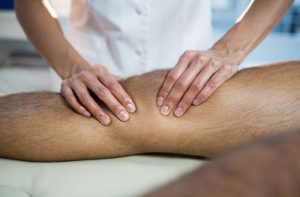 Knee Massage with Magnesium Oil